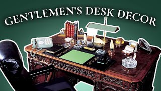 Classic Men’s Desktop Interior Design Working from Home in Style [upl. by Esilehs]