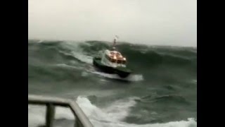 Pilot boats 1amp 2 Azores Part 2 force 9 amp 5m wavesmpg [upl. by Sabina672]