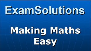 S1 Edexcel January 2013 Q1c  ExamSolutions Maths Revision [upl. by Teodorico161]