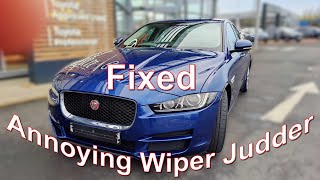 Wiper Blade Judder  Fixed Jaguar XE [upl. by Koerlin122]