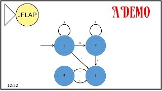A JFLAP Demo [upl. by Ogawa]