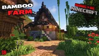 Adorable Bamboo Farm Minecraft 120 Hardcore Survival Lets Play [upl. by Alrak947]