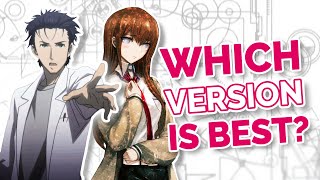 The SteinsGate VN is disappointing but you should play it anyway AnimeVNMangaStage Comparison [upl. by Carlile851]