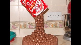 How To Make A Maltesers Gravity Defying Cake [upl. by Candida]