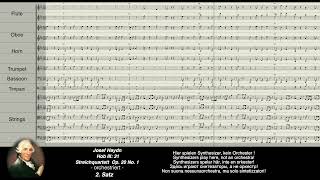 Haydn Digital Streichquartett Nr 31 Hob III opus 20 Nr 1  orchestriert [upl. by Nnylrac]