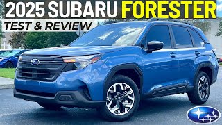 2025 Subaru Forester Base Full review and Test Drive [upl. by Yrkcaz]