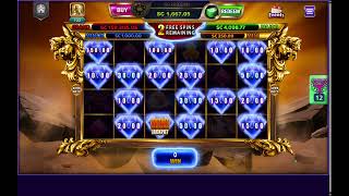 Luckyland Slots Epic win bets 10 on sampede fury 2 [upl. by Orvah90]