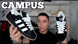 THESE HOT Korn x Campus 00s Black Gum Sneaker Review  ON FOOT [upl. by Fred228]