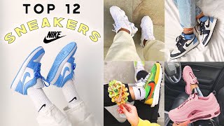 TOP 12 NIKE SNEAKERS FOR WOMEN 2021 [upl. by Aitnuahs]