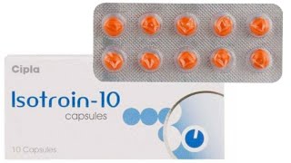 Isotroin 10 capsules isotretinoin for acnepimple and blemishes and dark spots  Medicine Health [upl. by Sanoj]