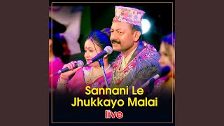 Sannani Le Jhukkayo Malai Live [upl. by Gerald]