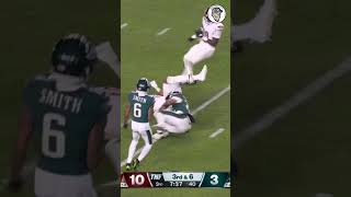 Jalen Hurts 🦾 has a STRONG 2ND HALF 🦾 vs Washington 🦅🔥 BEST PLAYS 🦅🔥 Eagles vs Commanders Highlights [upl. by Aihsinyt]