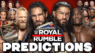 WWE Royal Rumble 2022 Predictions [upl. by Thgiwd]