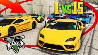 EMASTERSENSEI vs 15 SUSCRIPTORES  CARRERA GTA V ONLINE GTA 5 [upl. by Aspasia]