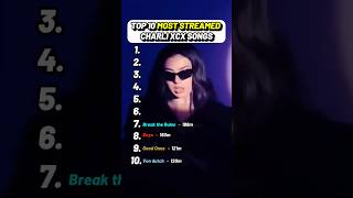 Top 10 Most Steamed Charli XCX Songs  brat remix album [upl. by Herculie]