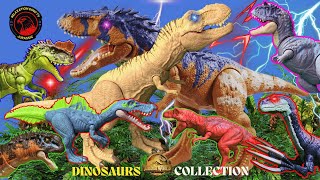 Plesiosaurus VS Ichthyovenator  Collection Dinosaur Mattel  Tyrannosaurus Rex  Therizinosaurus [upl. by Hephzipah]