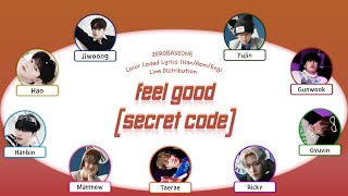 How Would ZEROBASEONE sing quotFeel Good Secret Codequot by fromis9 Line Distribution Color Coded [upl. by Anifares]