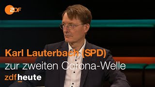 Lauterbach SPD zur zweiten CoronaWelle  Markus Lanz vom 24 September 2020 [upl. by Isteb933]