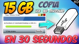 Truco  Pasa 15 Gb en 30 Segundos Copiar Archivos RAPIDO [upl. by Weisman]