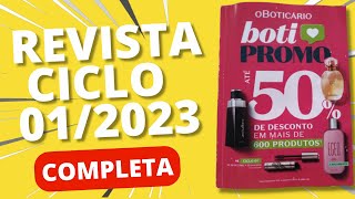 😱😱Revista O Boticário Ciclo 012023 Primeira Revista de 2023 com MUITAS PROMOÇÕES [upl. by Eceinhoj]