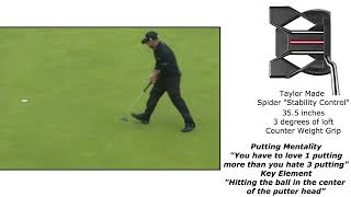 Brian Harman Putter Specs amp Putting Stroke quotLegend of the Greensquot [upl. by Hsirap]