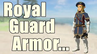 Royal Guards Armor Zelda Breath of The Wild EX Royal Guard Rumors [upl. by Varrian]