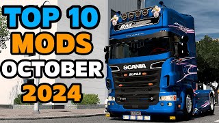 TOP 10 ETS2 MODS October 2024 152 [upl. by Crescin]