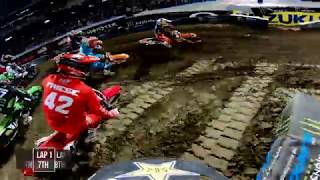 GoPro Dean Wilson 450 Main Event 2019 Monster Energy Supercross from Oakland [upl. by Mitchiner]