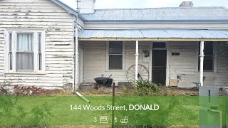 144 Woods Street DONALD Victoria [upl. by Healion]