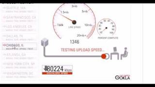 Comcast speedtest Docsis 3 [upl. by Dnaltiak590]