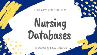 Nursing Databases [upl. by Steffie]