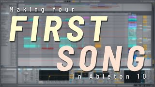 Making Your FIRST Song in Ableton Live 10 Using Default Ableton PluginsInstruments [upl. by Resiak]