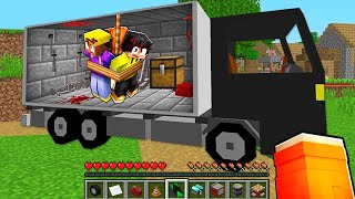 Jimmi findet GRUSELIGEN LKW in Minecraft [upl. by Airehc36]