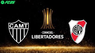 EA FC 25 l Atlético Mineiro vs River Plate  RESUMEN l CONMEBOL Libertadores  Semifinal [upl. by Gilford]