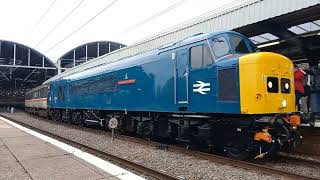 45118 Royal Artilleryman on Pennine Peak at Newcastle plus a quick trip to Morpeth [upl. by Belia838]