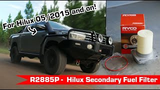 Ryco R2885P  Secondary Fuel Filter for Hilux [upl. by Harutak74]