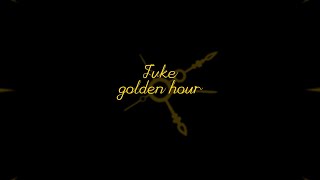 JVKE  Golden Hour  Kinetic Typography [upl. by Leclair]