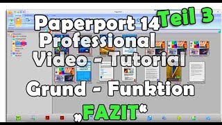 Kofax Paperport 14 Fazit 01 [upl. by Beitch49]