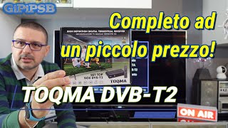 Decoder Digitale Terrestre DVBT2 TOQMA  Completo ad un piccolo prezzo [upl. by Laitselec]