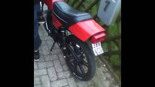 Zündapp cs 25  Jamarcol vs Originalauspuff  Tuning [upl. by Nnylyrehc]