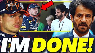 VERSTAPPEN FURIOUS AT FIA After NEW SHOCKING RULES Got ANNOUNCED After MEXICO GP [upl. by Gusella]