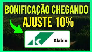 KLBN4  KLABIN CORREÇÃO 10 DATA EX BONIFICAÇÃO DIVIDENDOS Maio dividendos klabin klbn11 [upl. by Scharaga253]