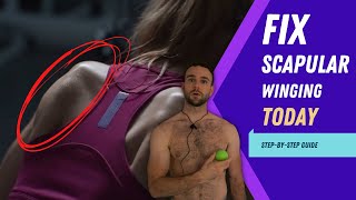 How I Fix Scapular Winging with Shoulder Internal Rotation [upl. by Inalaehon]