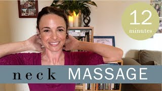 How to alleviate neck pain with self massage and myofascial release [upl. by Luanne]