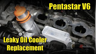 Pentastar V6 Oil Cooler Replacement StepbyStep Guide [upl. by Il105]