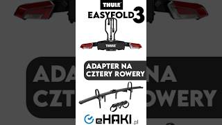 Nowa dokłada na  1 rower  Bagażnik rowerowy na hak–4 rowery Thule EasyFold 3 ebike test thule [upl. by Ominorej]