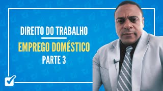 050601 Emprego Doméstico Contrato por prazo determinado Parte 3  Prof Bruno Marback [upl. by Nagel]