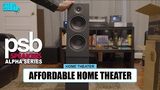 PSB Alpha Series Home Theater Speaker Setup [upl. by Nalac]