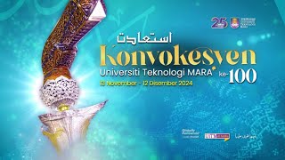 Istiadat Konvokesyen UiTM ke100 Sidang 9  UiTM Cawangan Melaka [upl. by Valentin]