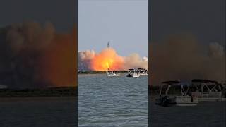 SPACEX LAUNCH VIEW FROM BOAT AT SOUTH BAY SPI TX spacex shorts launch viralvideo [upl. by Ciri267]